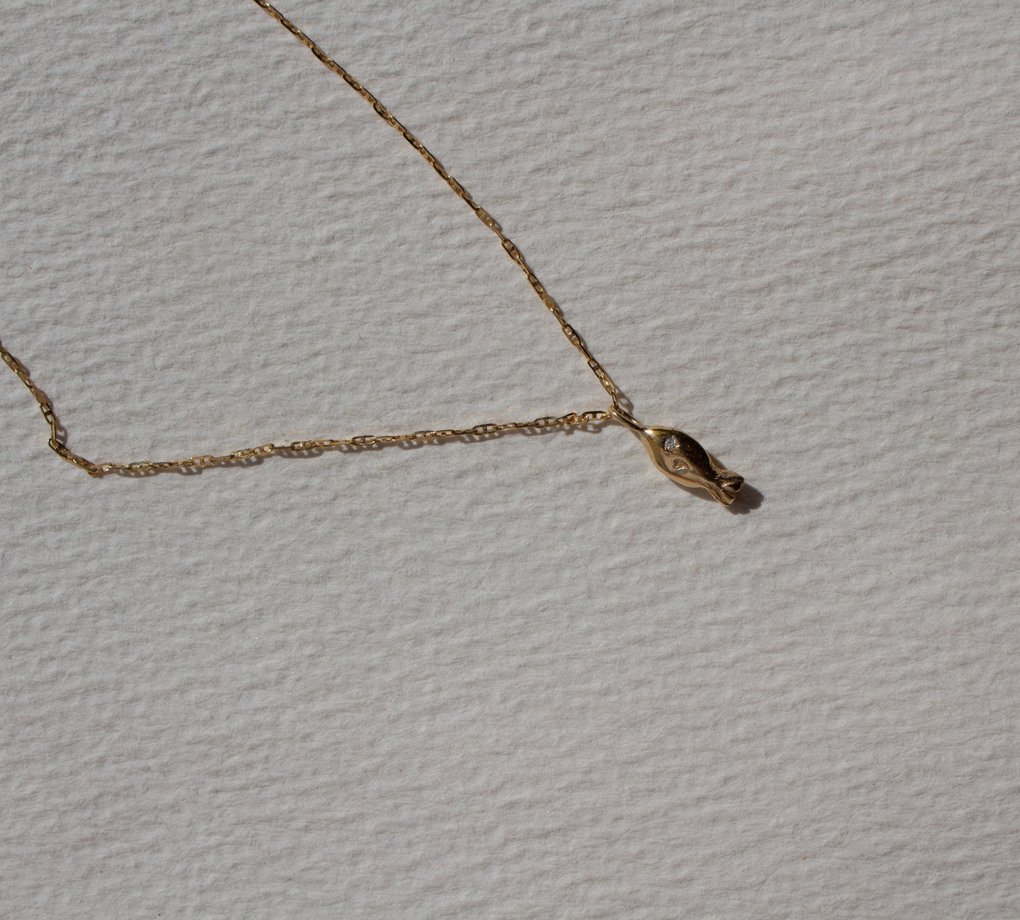 18K Little Fish Necklace