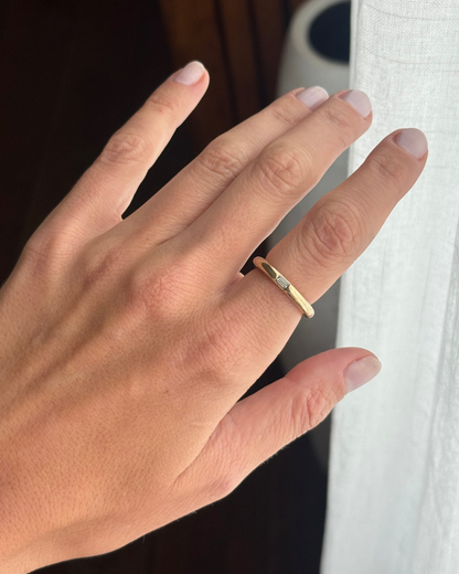 OOAK Baguette Diamond Donut Ring