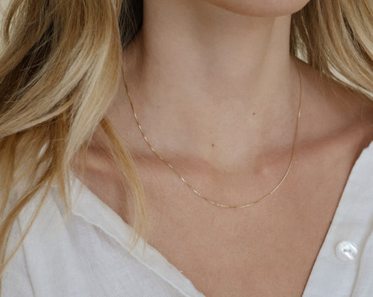 14K Box Chain