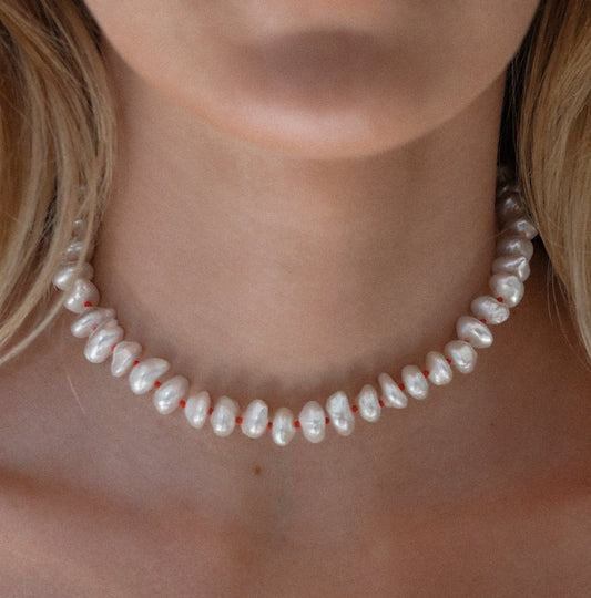 Rojo Pearl Collar