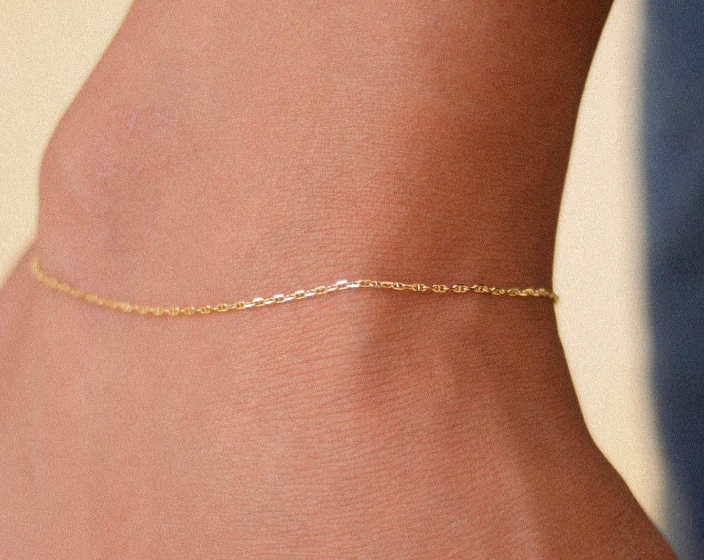 14K Everyday Anklet